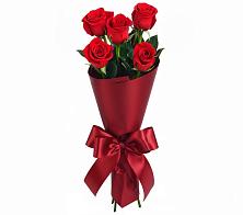 Букет 5 Красных роз Эдлесс Лав в Кадуе