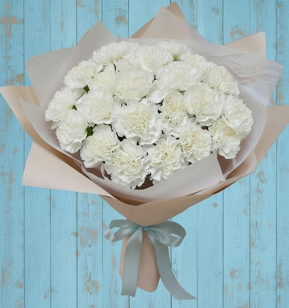 Букет цветов из: Гвоздики в Кадуе