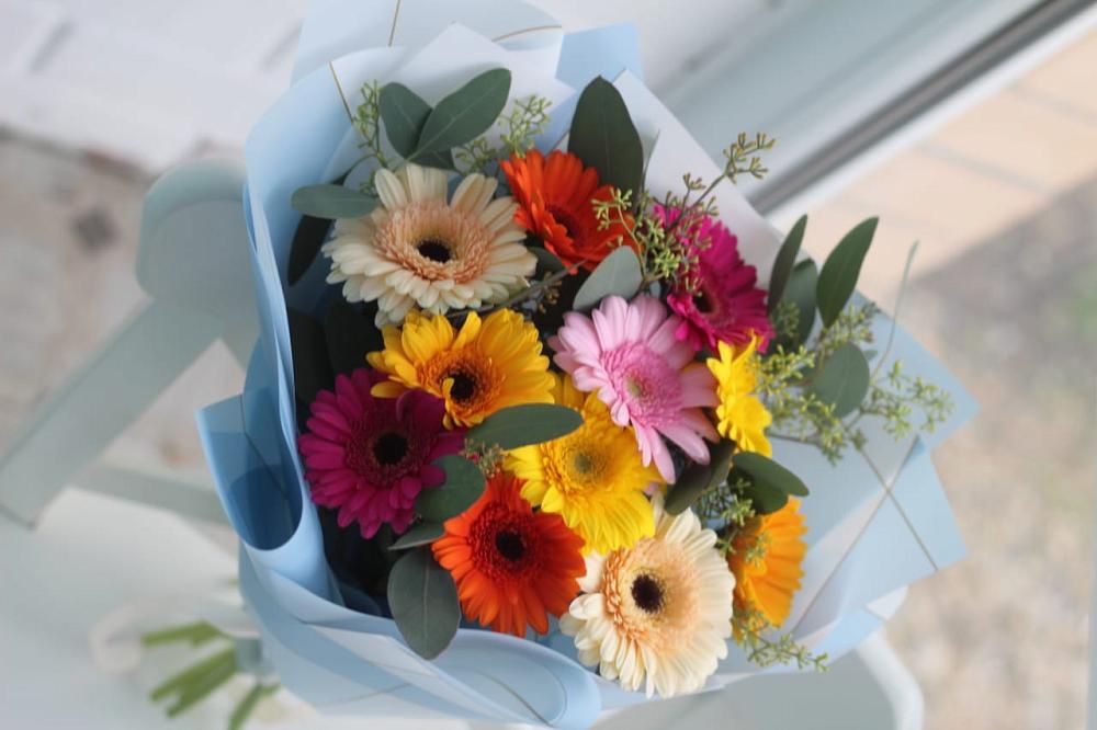 Букет цветов из: Герберы в Кадуе