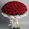 Букет 101 Красная роза Блэк Мэджик в Кадуе
