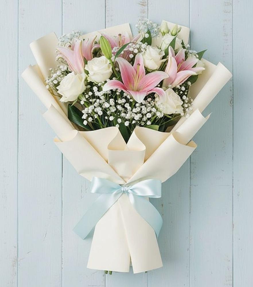 Букет цветов из: Лилии в Кадуе