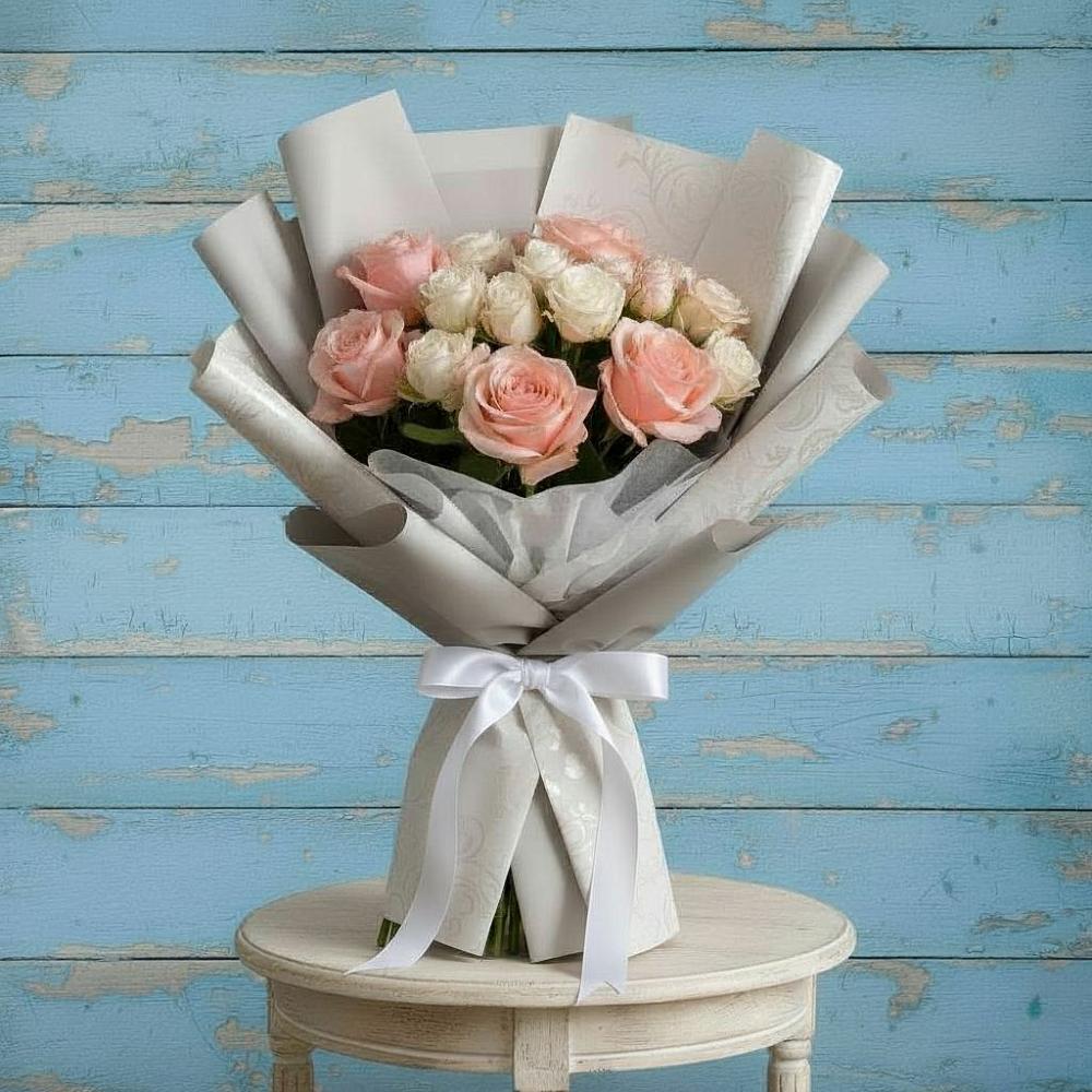 Букет цветов из: Розы в Кадуе