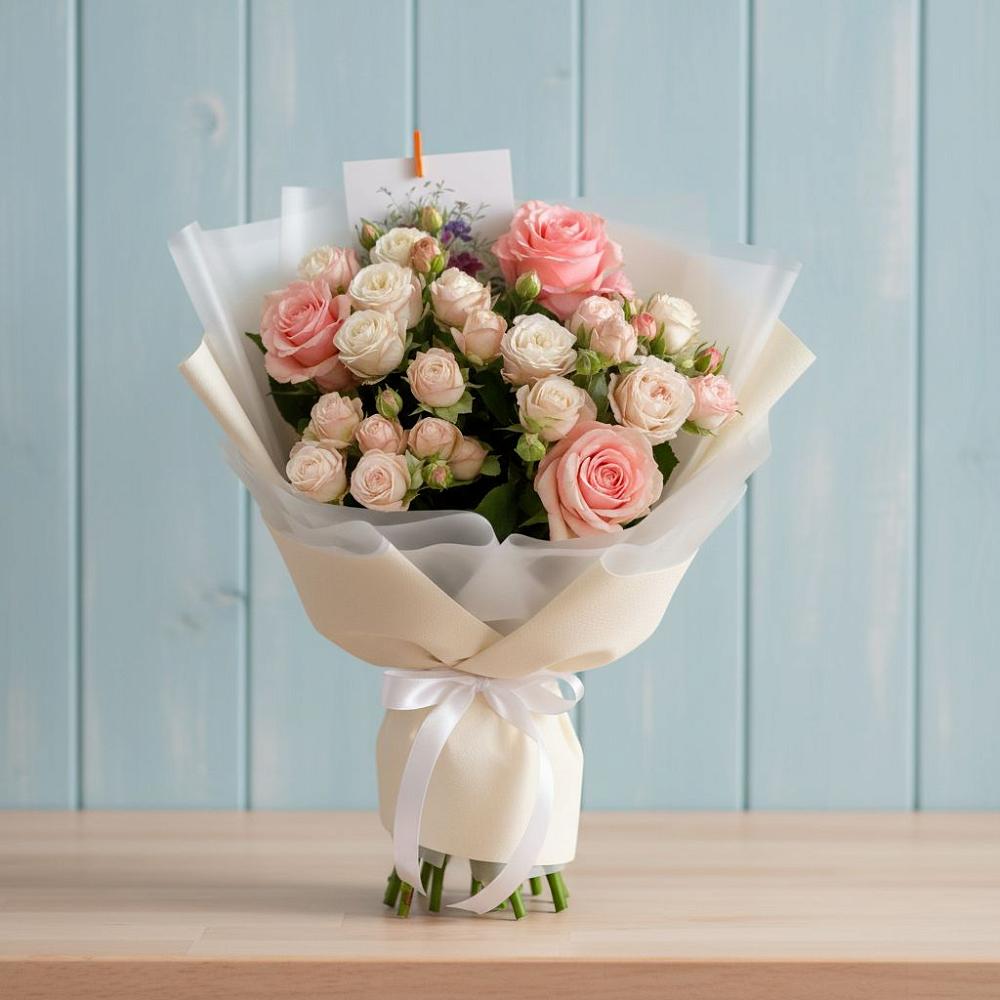 Букет цветов из: Розы в Кадуе