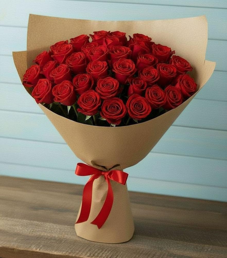 Букет Красные розы Милано в Кадуе