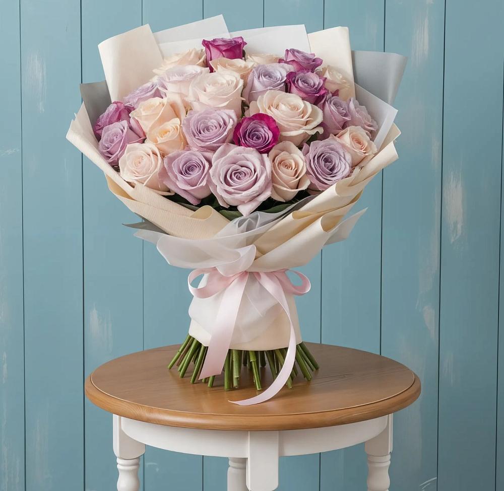 Букет цветов из: Розы в Кадуе