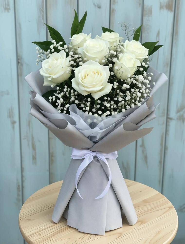 Букет цветов из: Розы в Кадуе