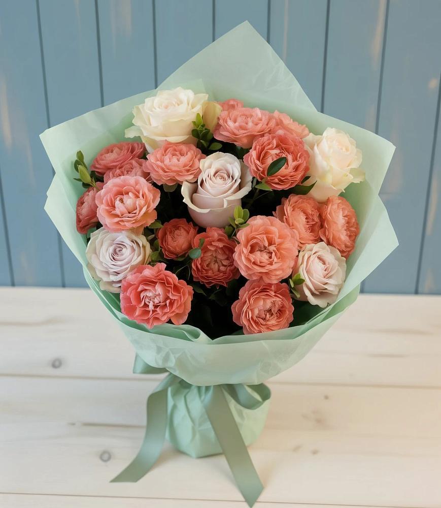 Букет цветов из: Розы в Кадуе