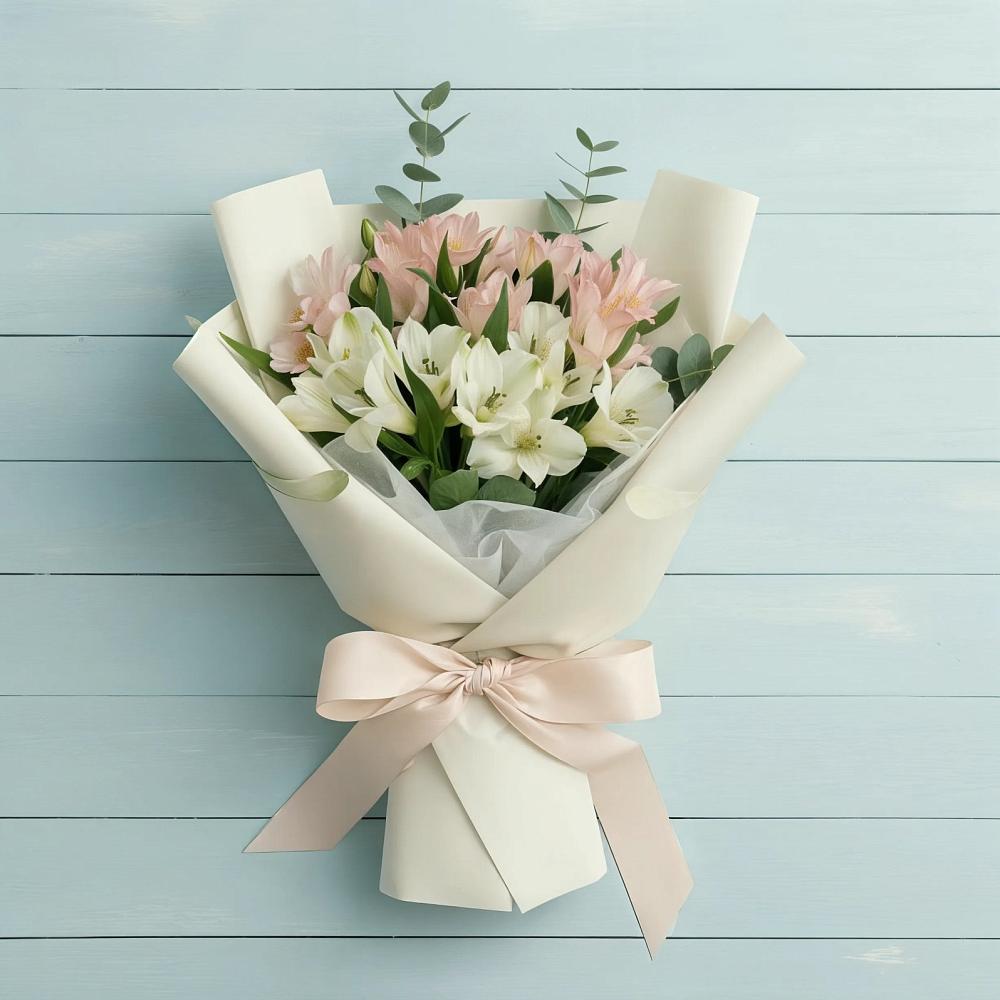 Букет цветов из: Альстромерии в Кадуе