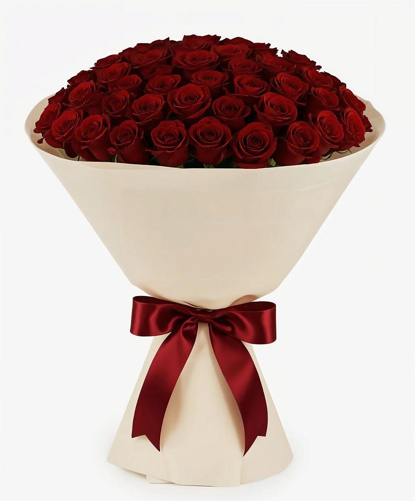 Букет 101 Бордовая роза Блэк Бакарра в Кадуе